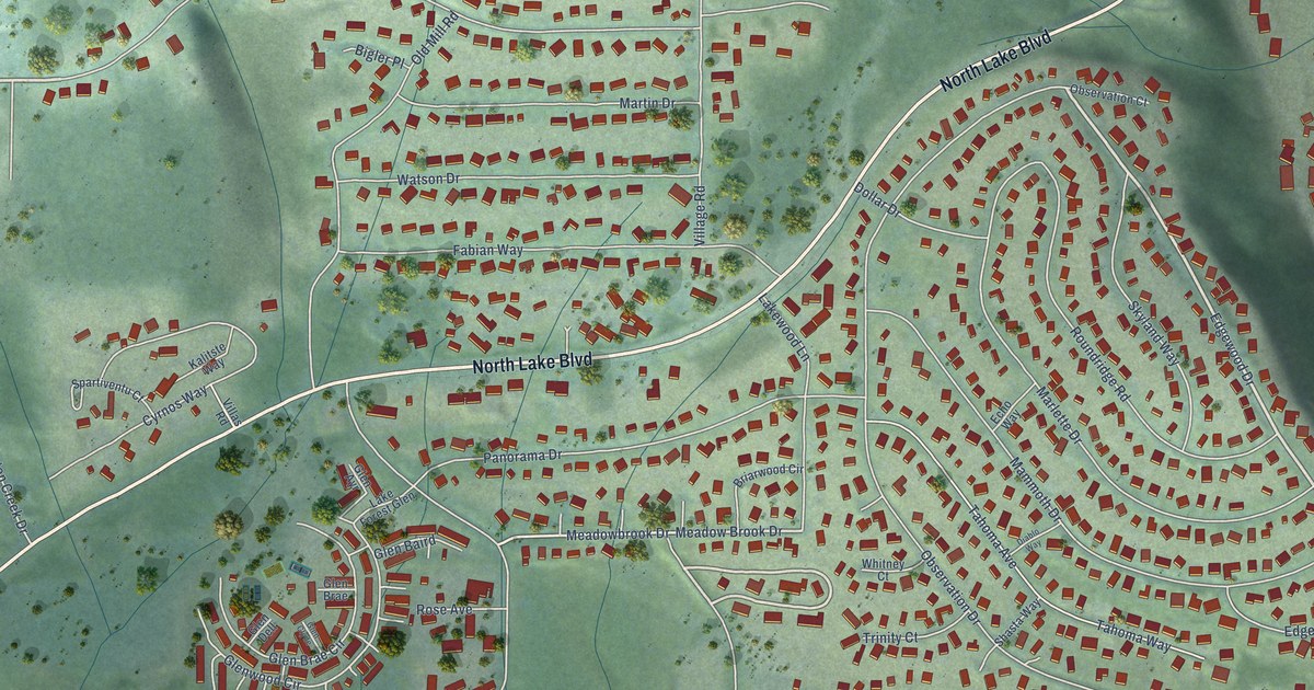 Map of Dollar Point, California in 2026