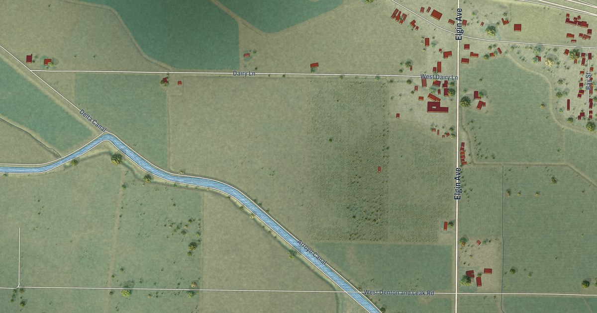 Map of Dos Palos Y, California in 2026