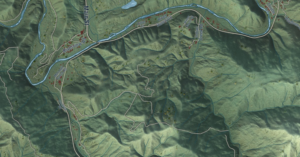 Map of Douglas City, California in 2026