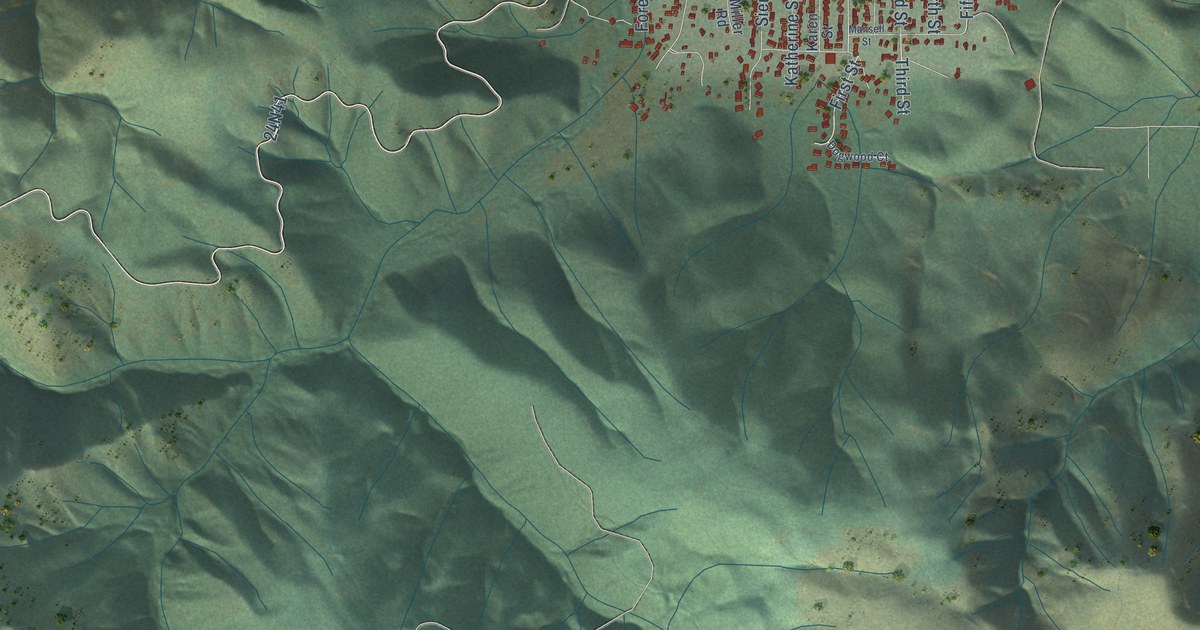 Map of East Quincy, California in 2026