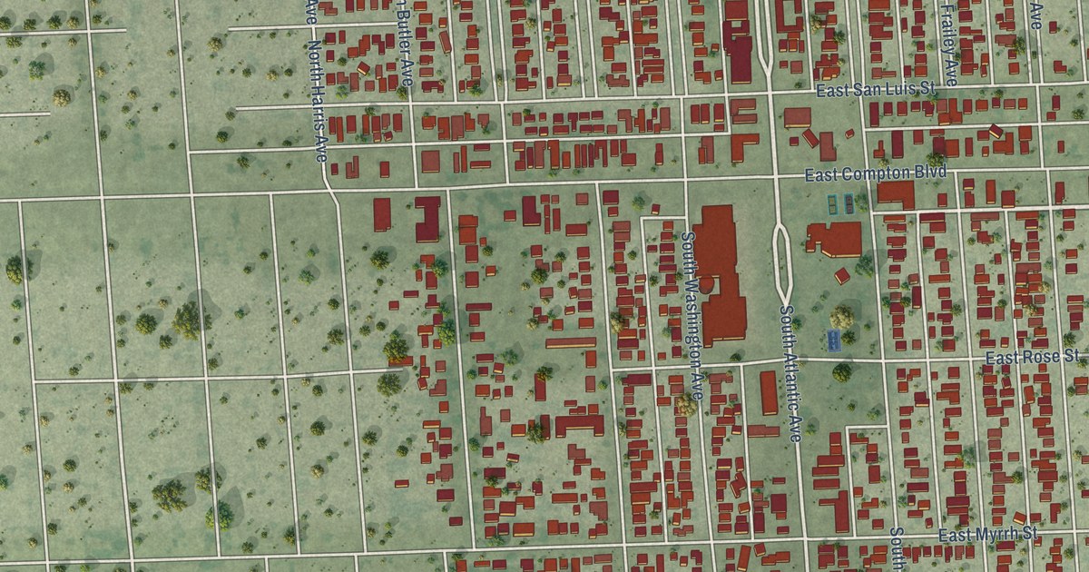 Map of East Rancho Dominguez, California in 2026