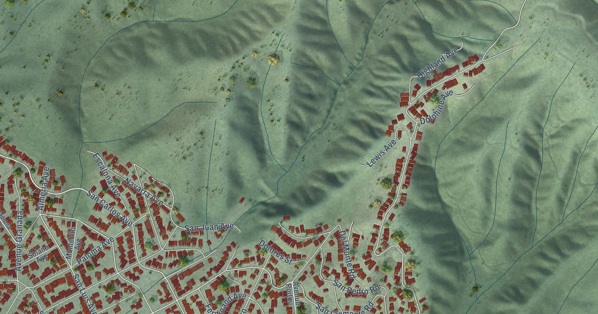 Map of El Granada, California in 2026