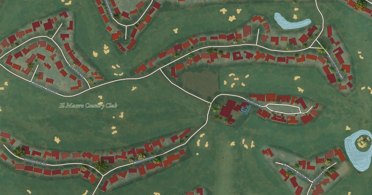 Map of El Macero, California in 2026