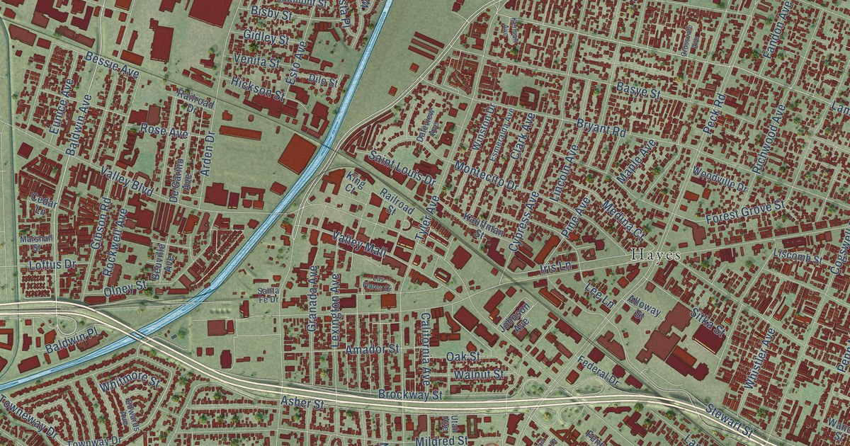 Map of El Monte, California in 2026