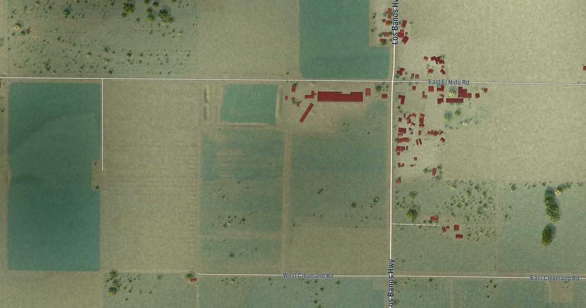Map of El Nido, California in 2026