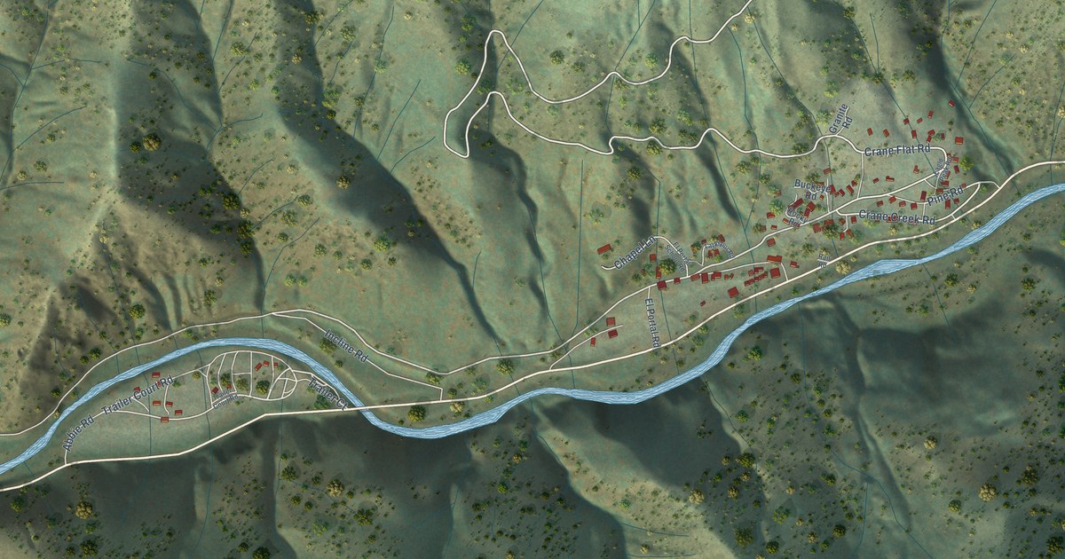 Map of El Portal, California in 2026