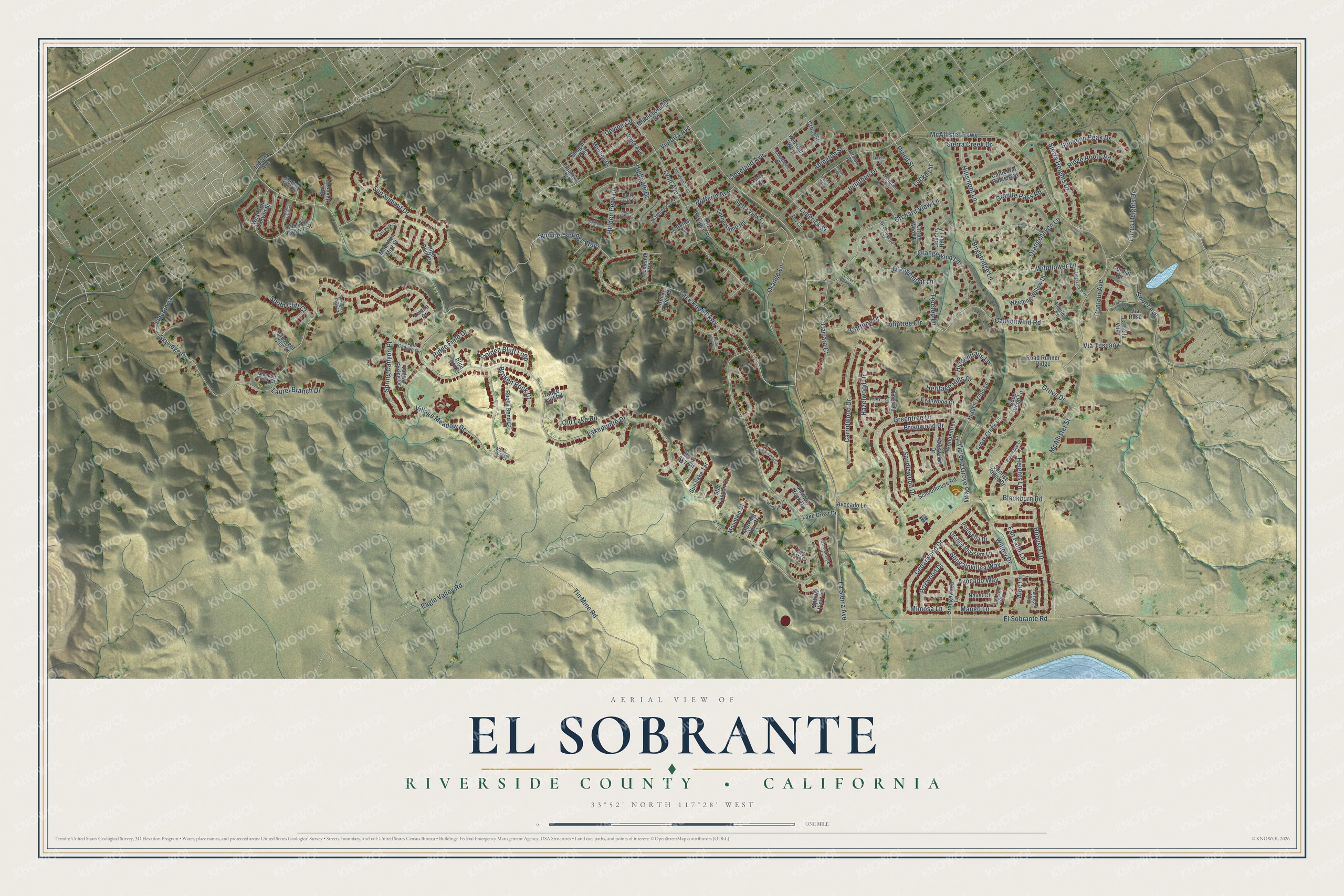 Watermarked full-map preview of El Sobrante, California