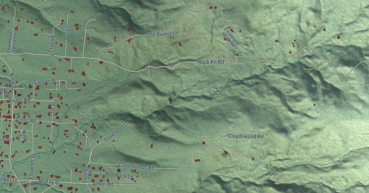 Map of Fieldbrook, California in 2026