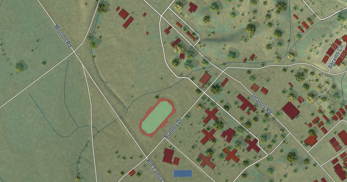 Map of Fort Hunter Liggett, California in 2026