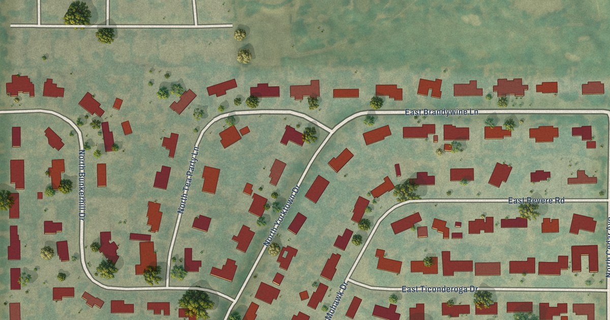 Map of Fort Washington, California in 2026