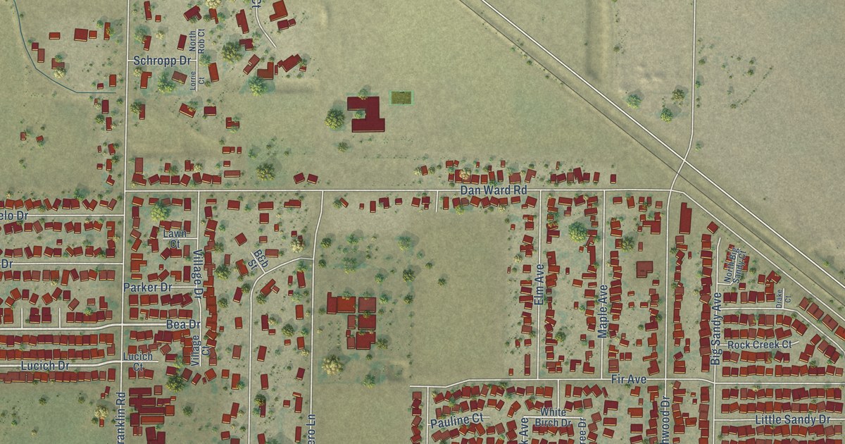 Map of Franklin, California in 2026