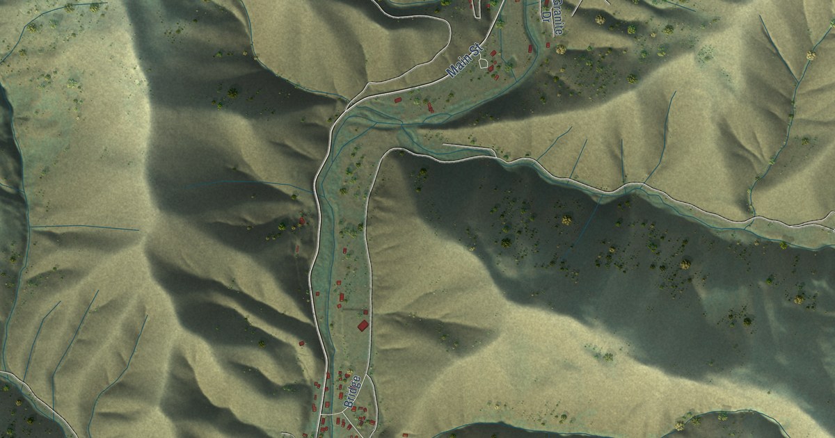 Map of French Gulch, California in 2026