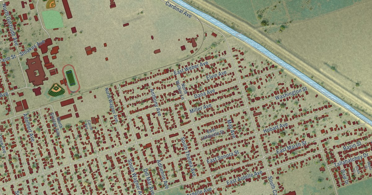 Map of Garden Acres, California in 2026