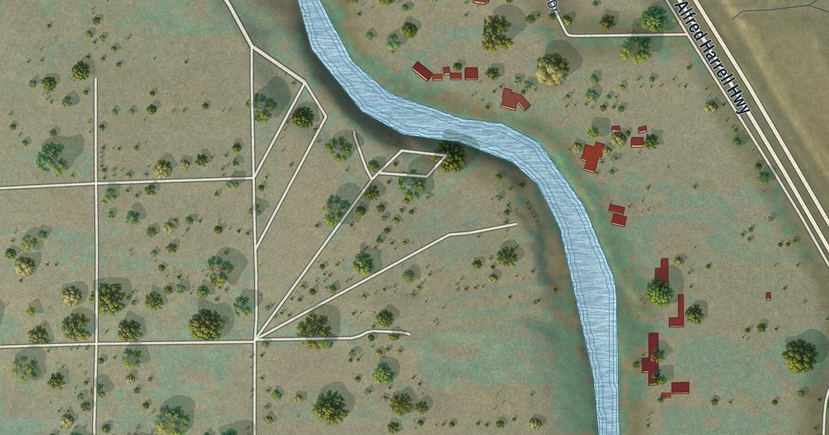 Map of Goodmanville, California in 2026