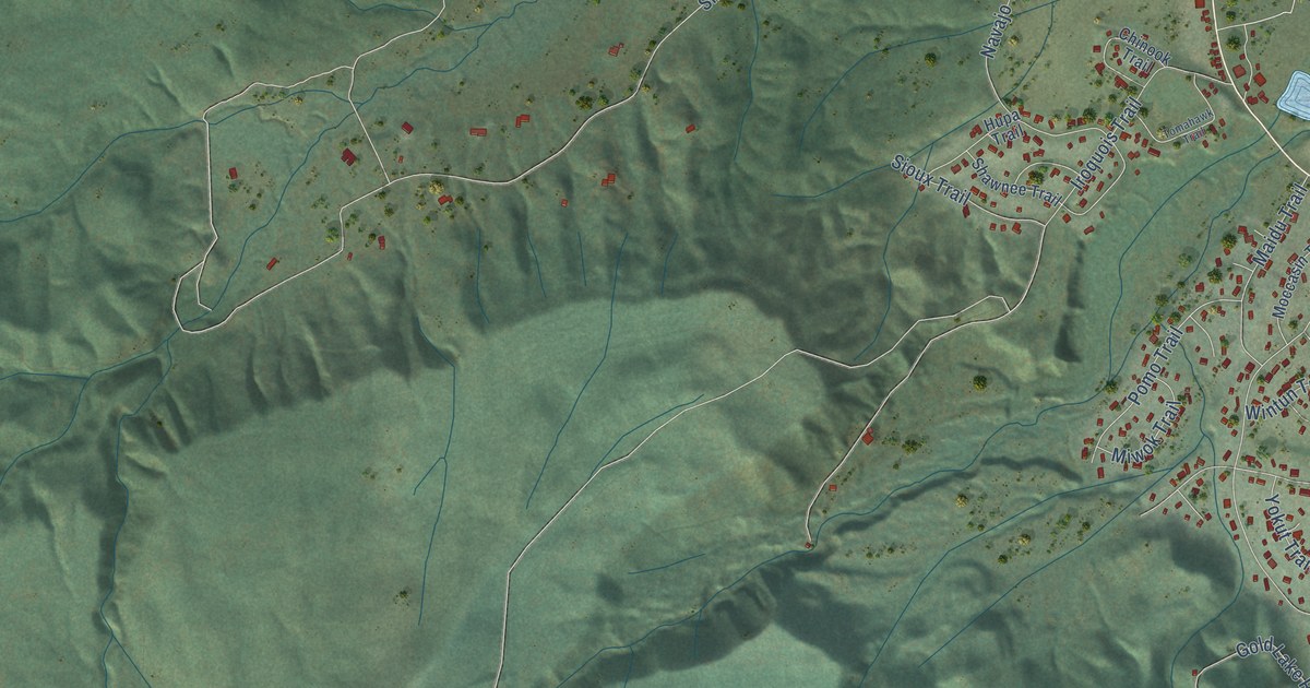 Map of Graeagle, California in 2026