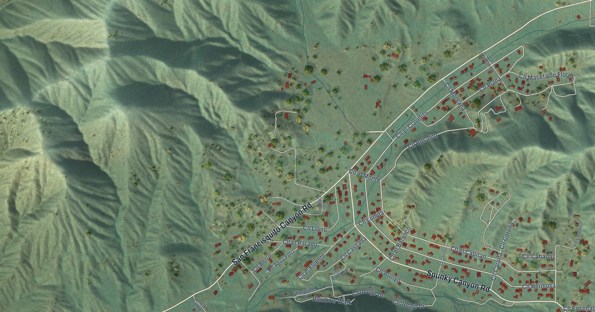 Map of Green Valley, California in 2026