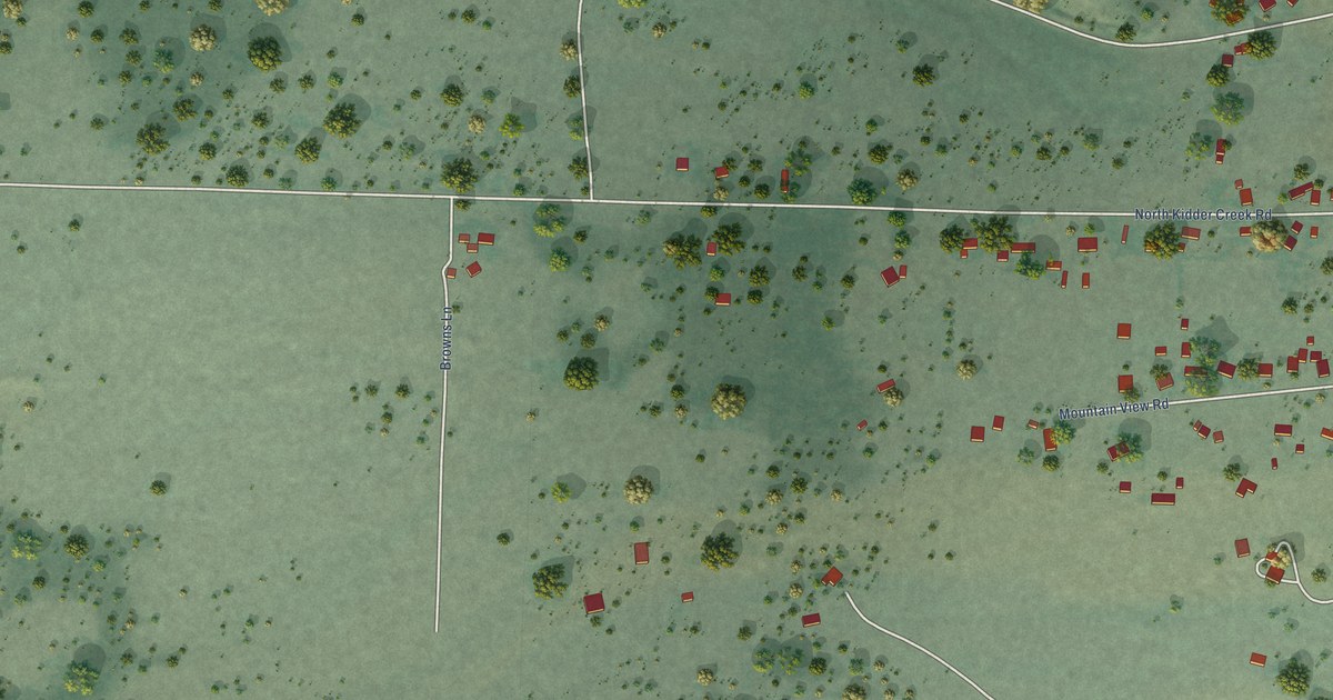 Map of Greenview, California in 2026