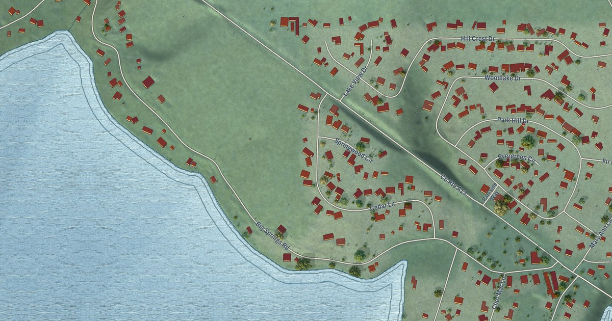 Map of Hamilton Branch, California in 2026