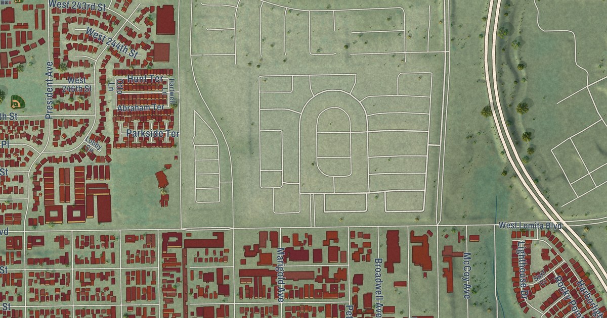 Map of Harbor City, California in 2026