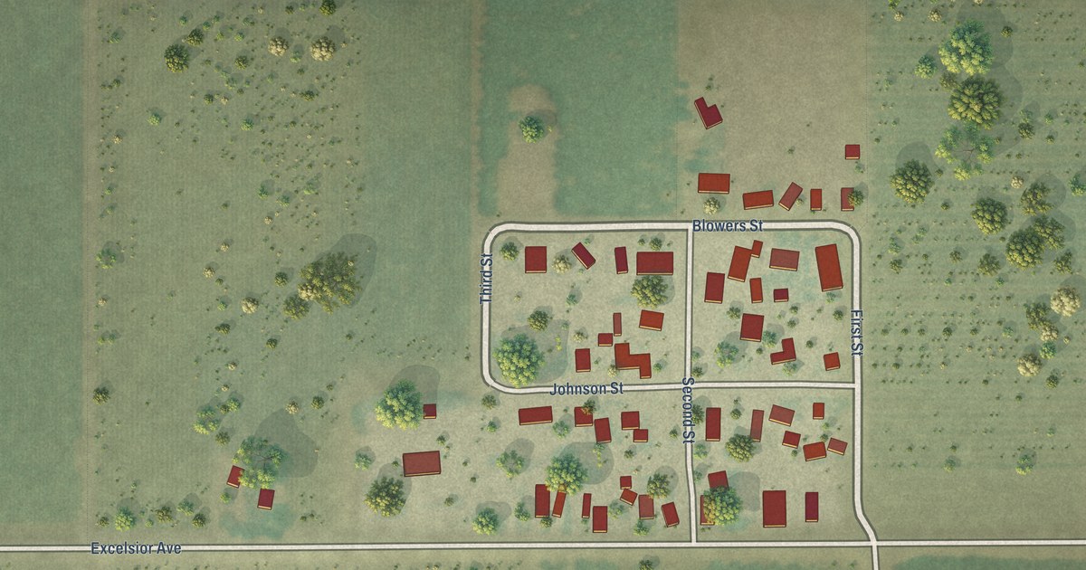 Map of Hardwick, California in 2026