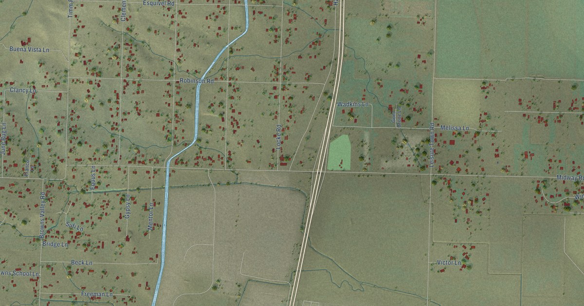 Map of Hartley, California in 2026