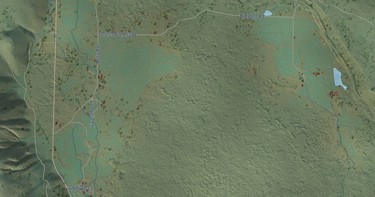 Map of Hat Creek, California in 2026