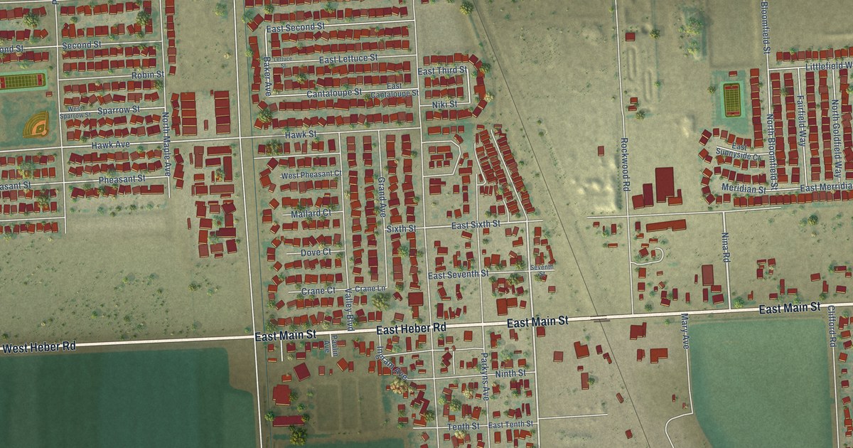 Map of Heber, California in 2026