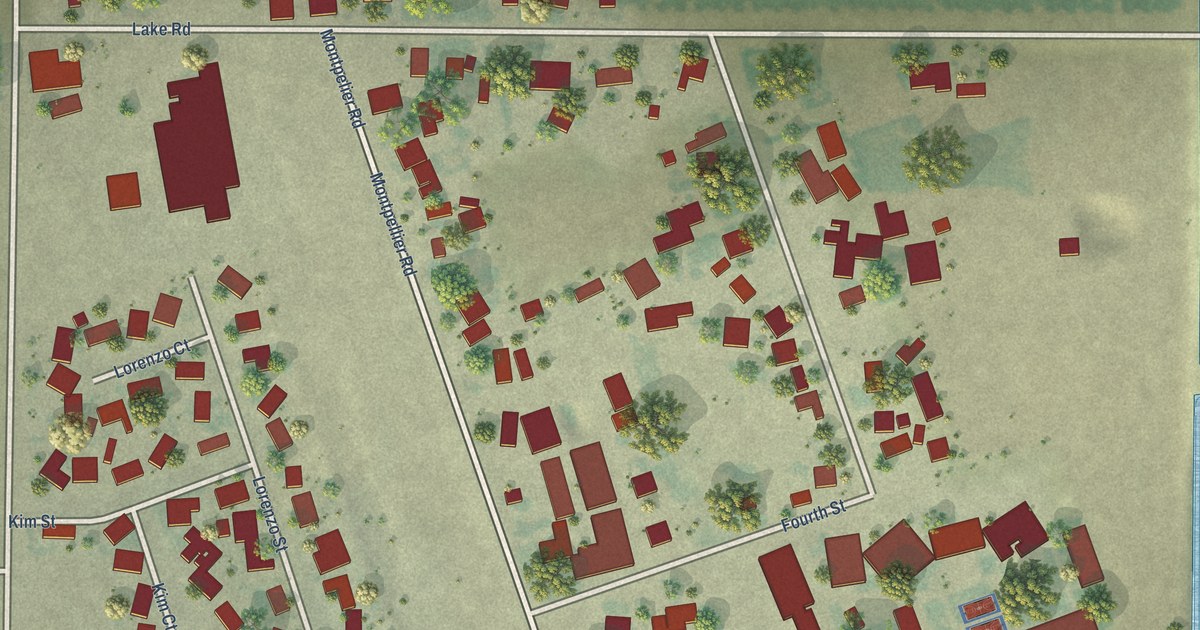 Map of Hickman, California in 2026