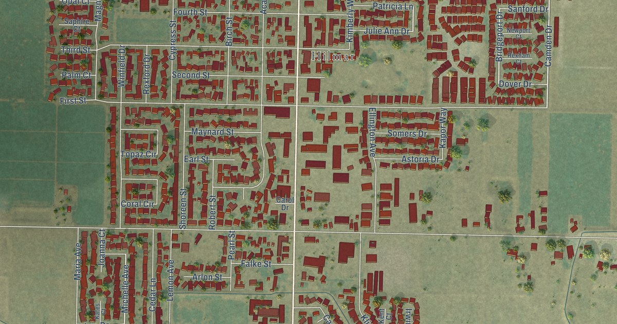 Map of Hilmar-Irwin, California in 2026