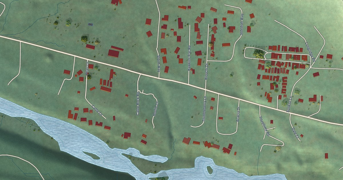 Map of Hiouchi, California in 2026