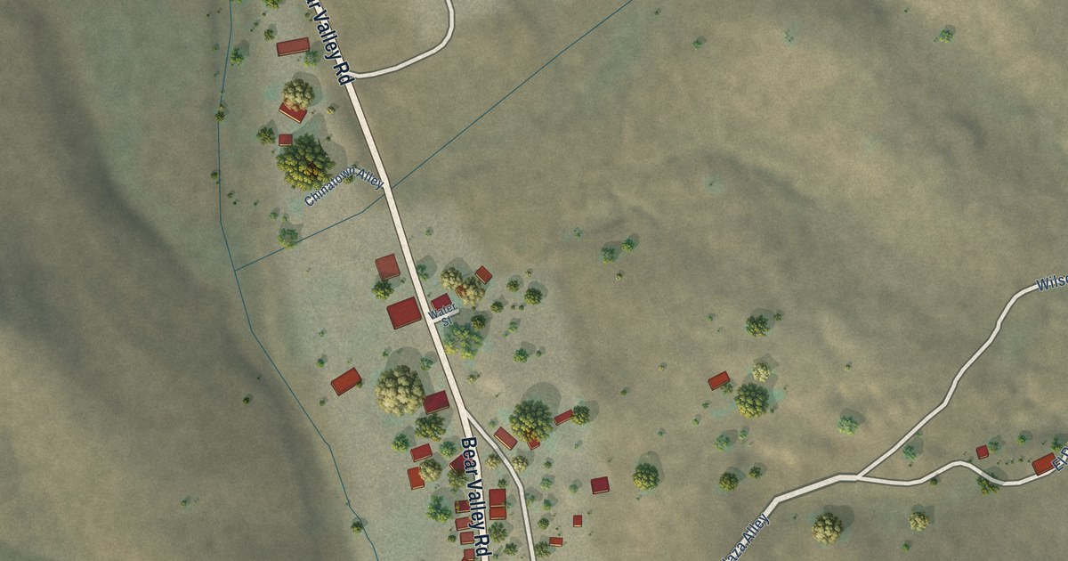 Map of Hornitos, California in 2026