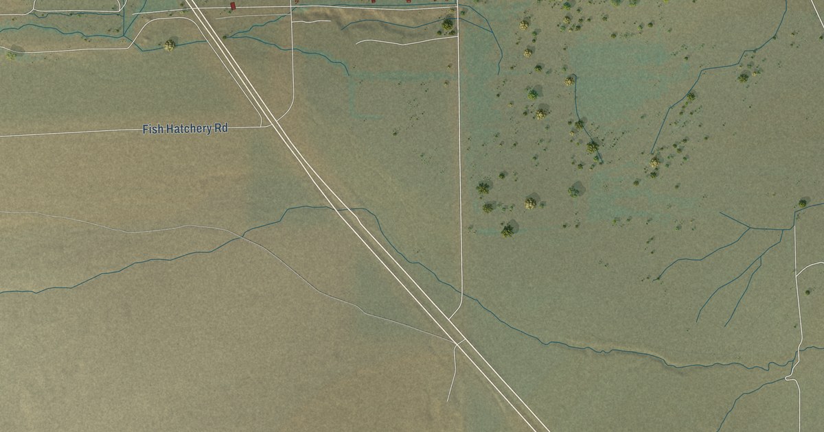 Map of Independence, California in 2026