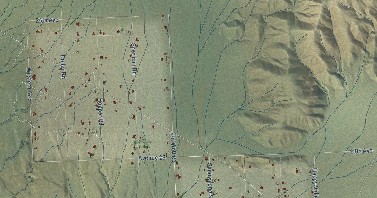 Map of Indio Hills, California in 2026