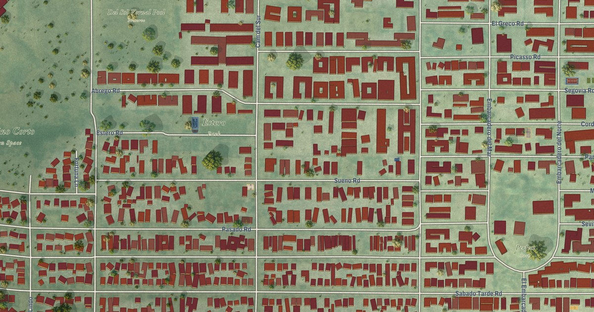 Map of Isla Vista, California in 2026