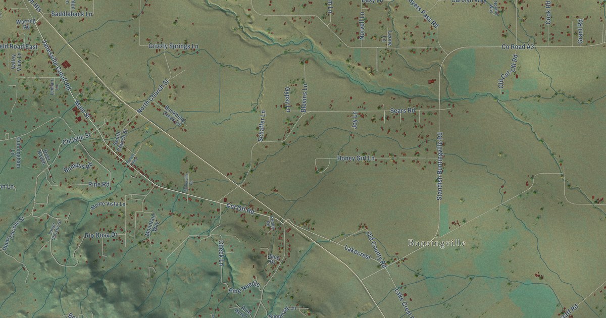 Map of Janesville, California in 2026