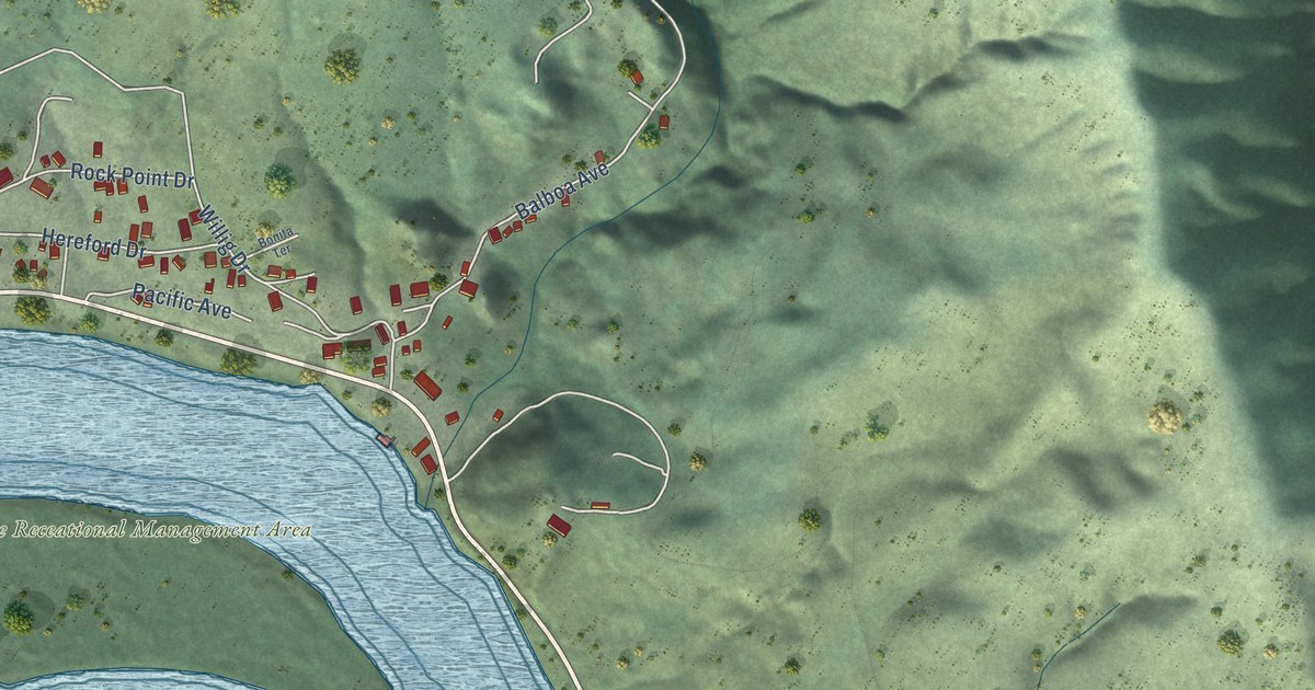 Map of Jenner, California in 2026