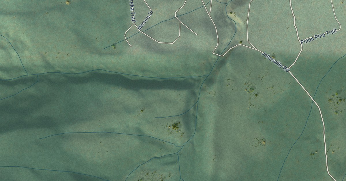 Map of Johnsville, California in 2026