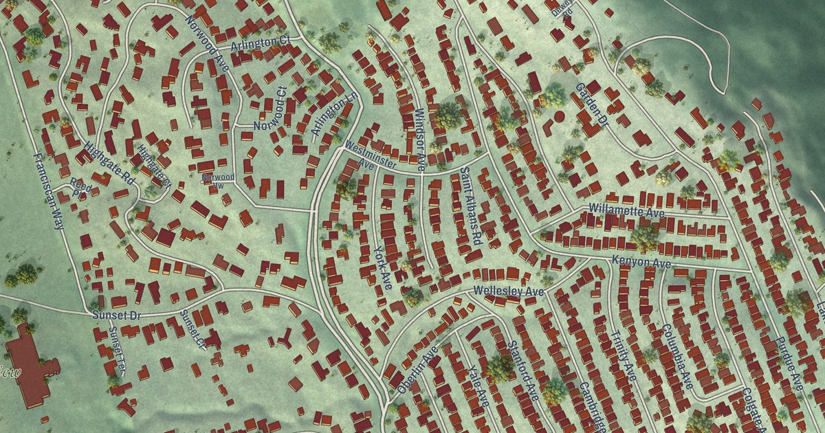 Map of Kensington, California in 2026