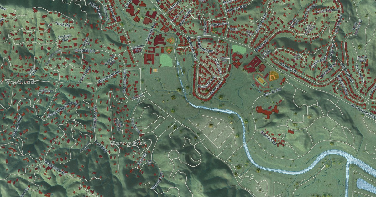 Map of Kentfield, California in 2026
