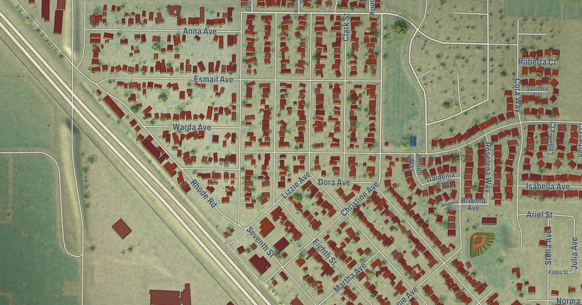 Map of Keyes, California in 2026