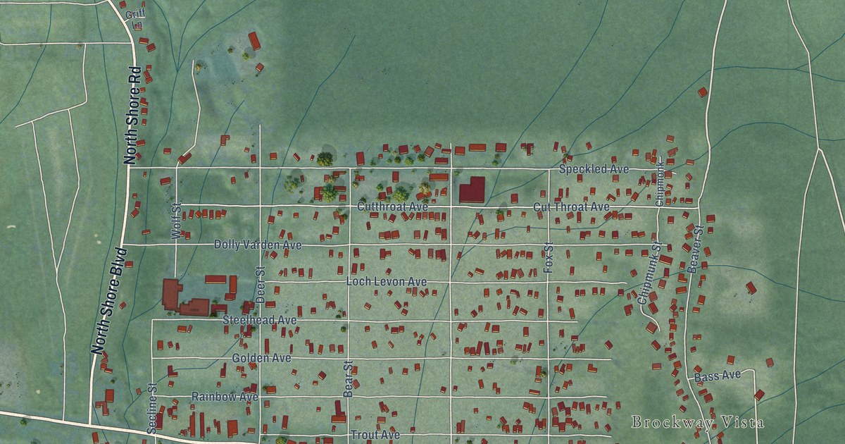 Map of Kings Beach, California in 2026
