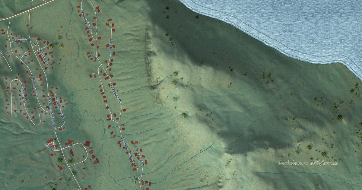 Map of Kirkwood, California in 2026