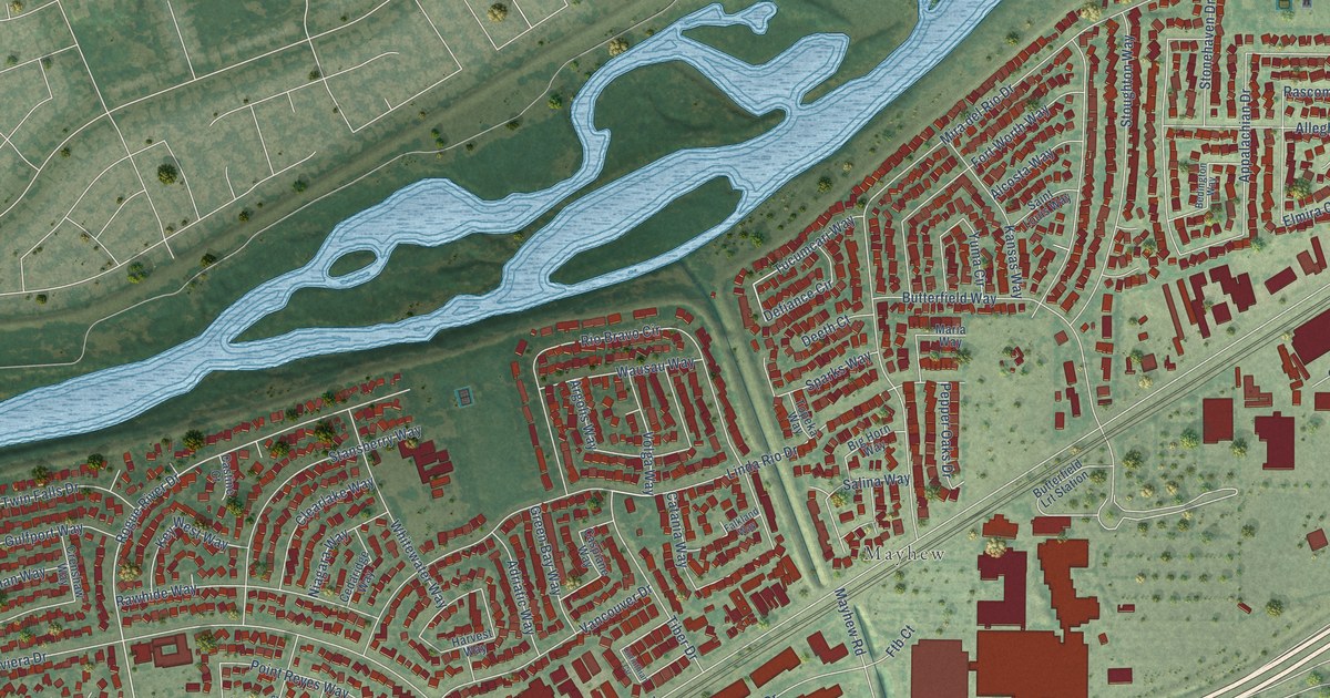 Map of La Riviera, California in 2026