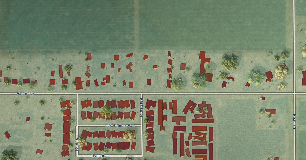 Map of La Vina, California in 2026