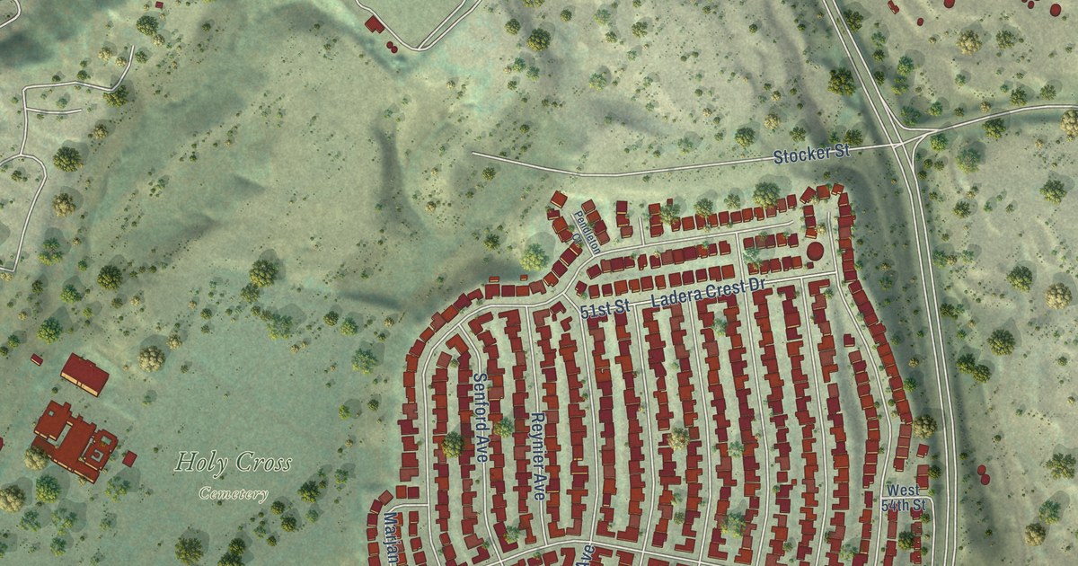 Map of Ladera Heights, California in 2026