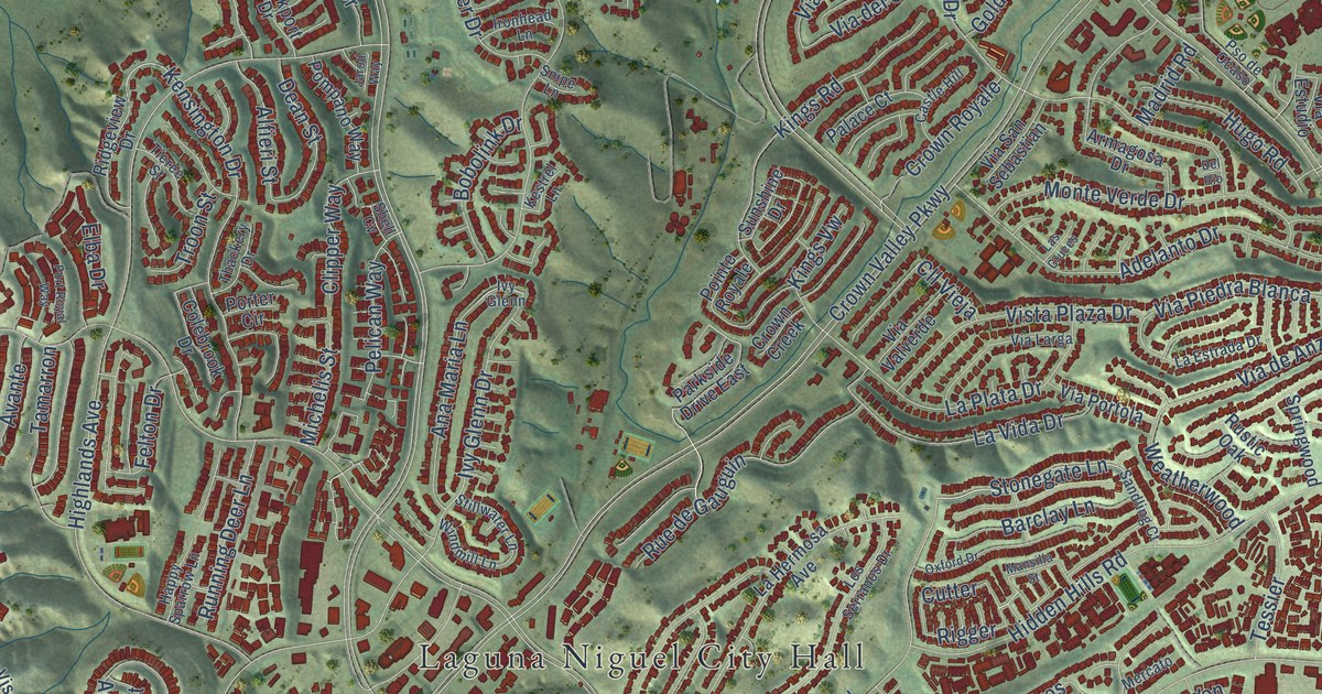 Map of Laguna Niguel, California in 2026