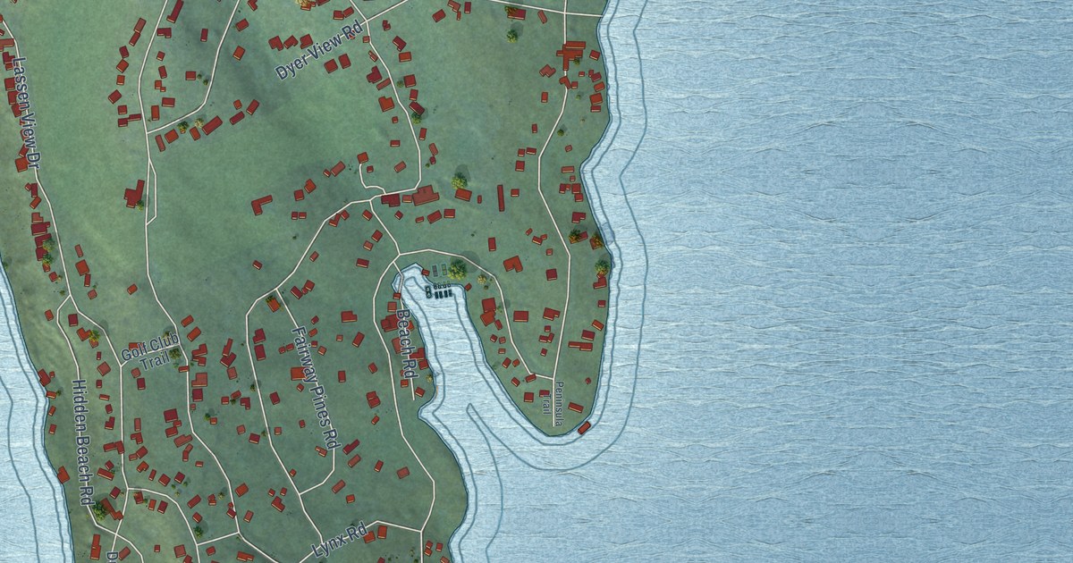 Map of Lake Almanor Country Club, California in 2026