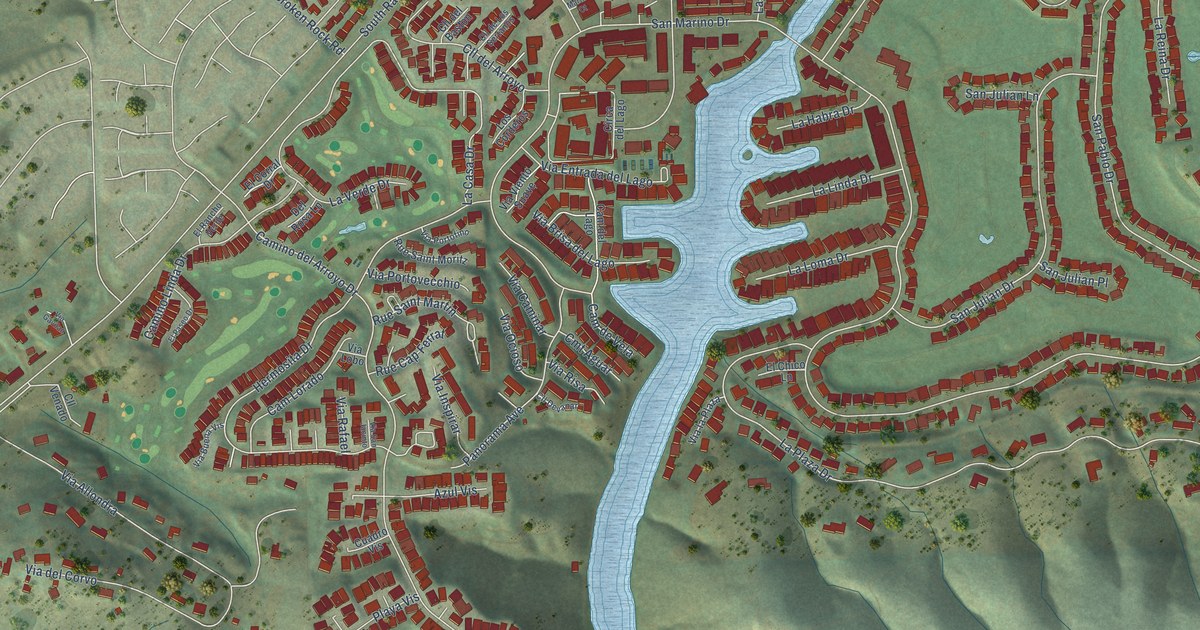Map of Lake San Marcos, California in 2026