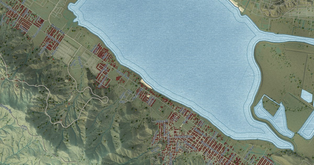 Map of Lakeland Village, California in 2026