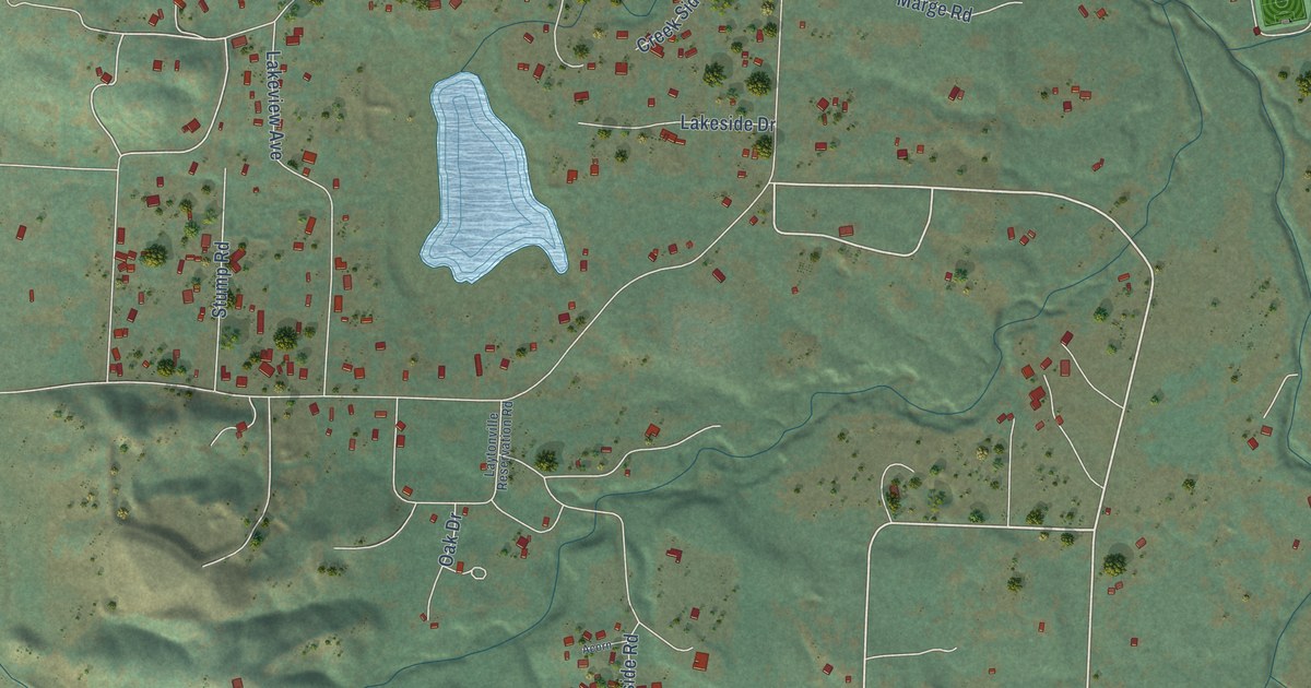 Map of Laytonville, California in 2026